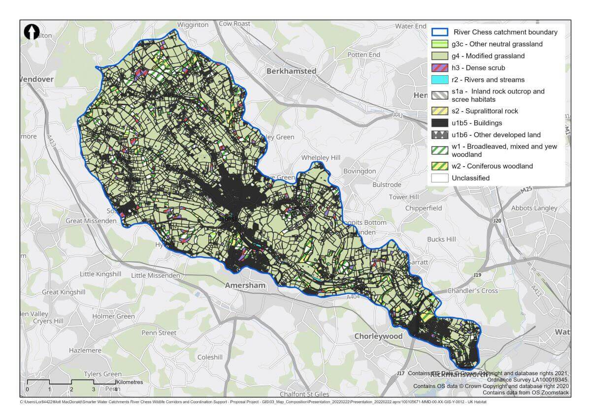 Chess - UK Habitat map