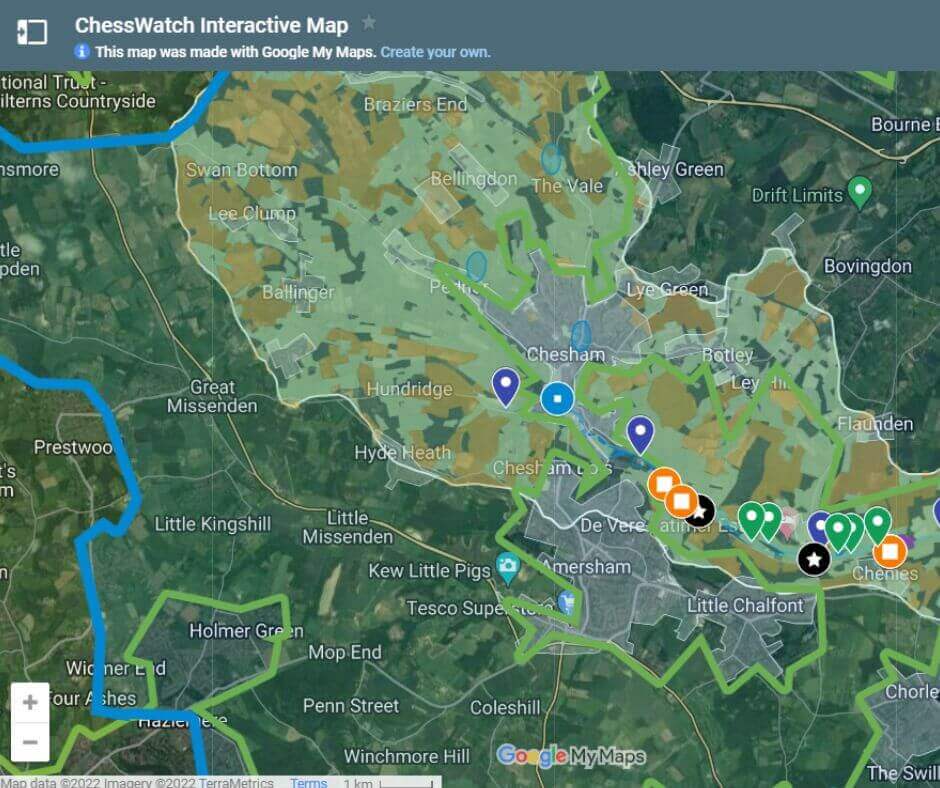 River Chess interactive map